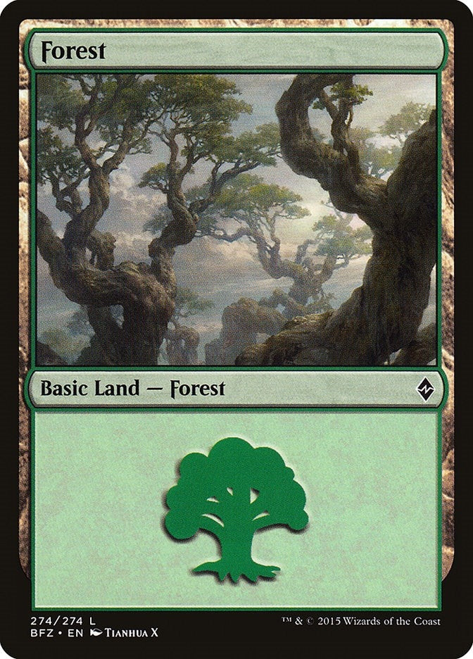 Image for Forest (274) (274) [Battle for Zendikar]