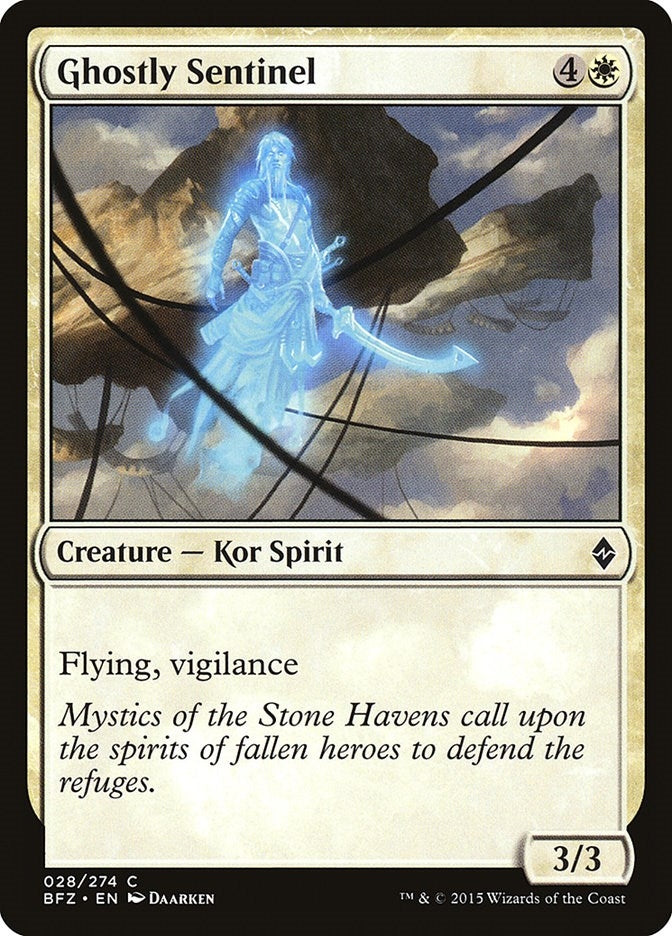 Image for Ghostly Sentinel (28) [Battle for Zendikar]