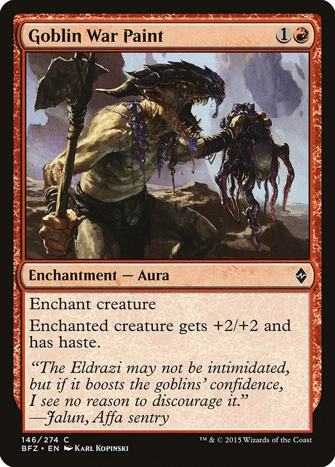 Image for Goblin War Paint (146) [Battle for Zendikar]