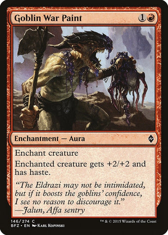 Image for Goblin War Paint (146) [Battle for Zendikar]