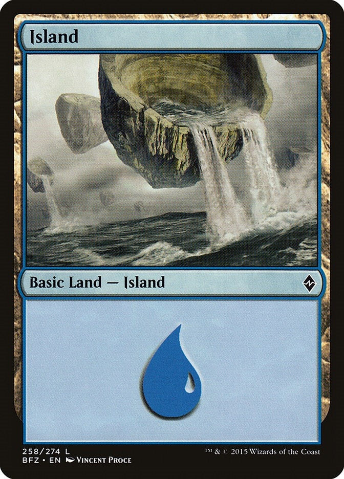 Image for Island (258) (258) [Battle for Zendikar]