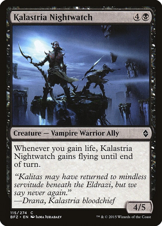 Image for Kalastria Nightwatch (115) [Battle for Zendikar]