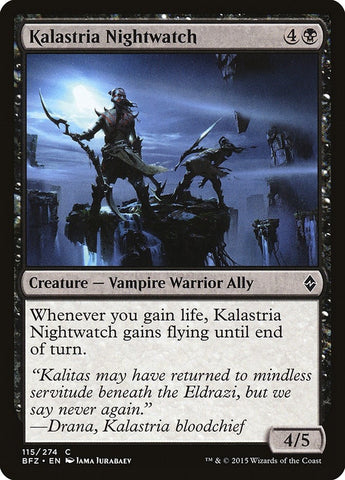 Image for Kalastria Nightwatch (115) [Battle for Zendikar]