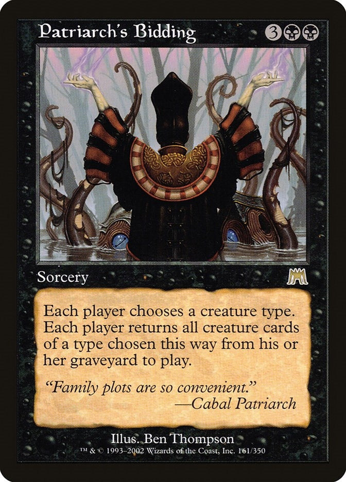 Image for Patriarch's Bidding (161) [Onslaught]