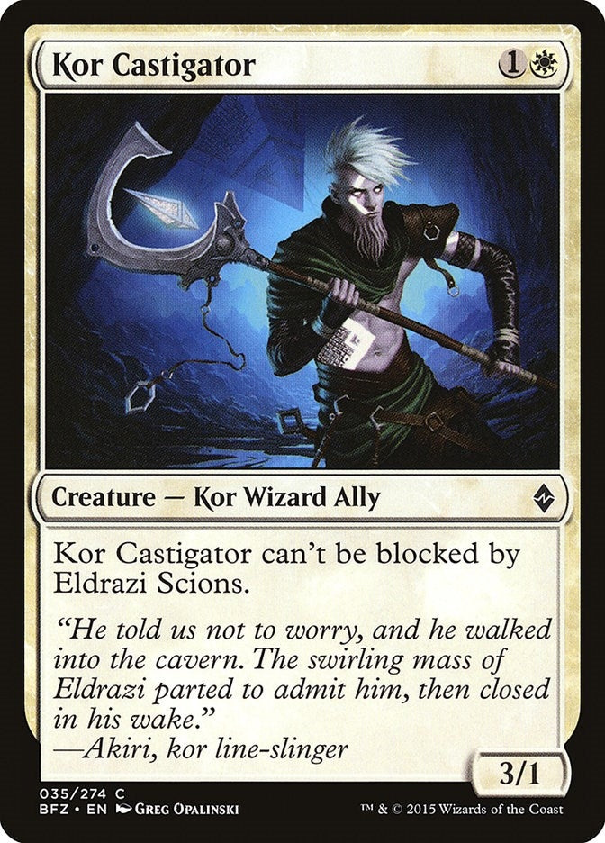 Image for Kor Castigator (35) [Battle for Zendikar]