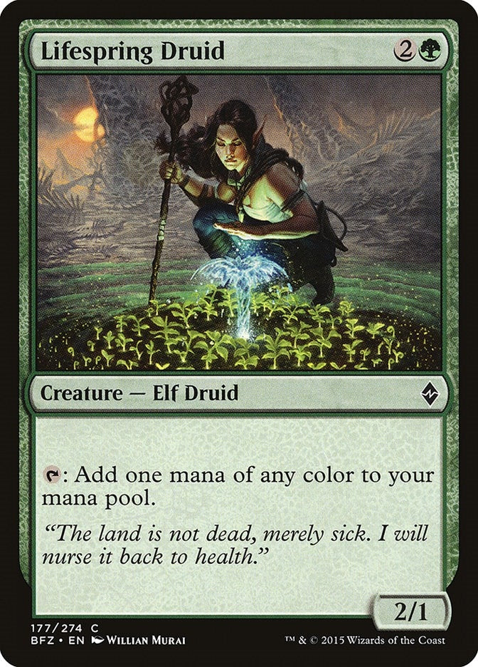Image for Lifespring Druid (177) [Battle for Zendikar]