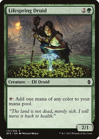 Image for Lifespring Druid (177) [Battle for Zendikar]