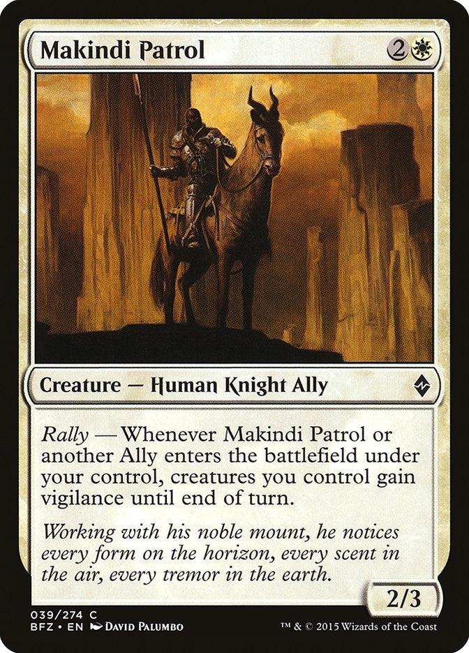 Image for Makindi Patrol (39) [Battle for Zendikar]