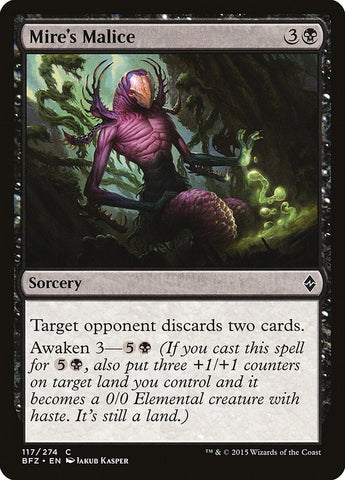 Image for Mire's Malice (117) [Battle for Zendikar]