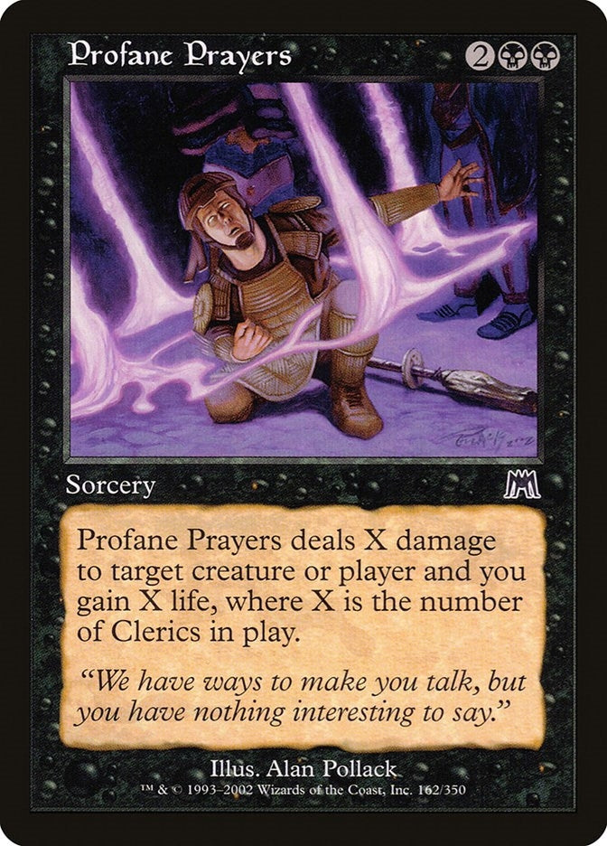 Image for Profane Prayers (162) [Onslaught]