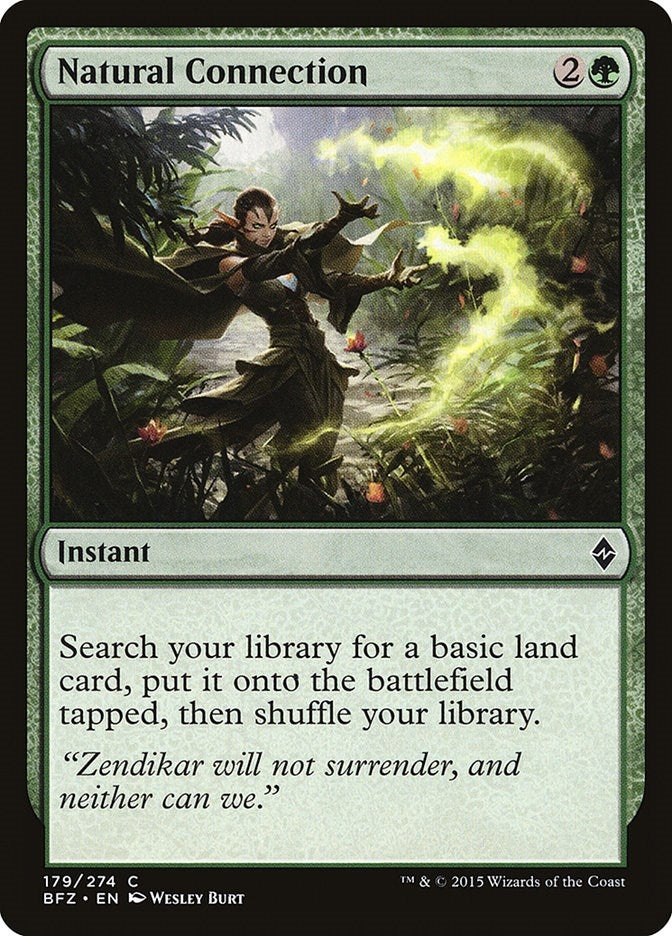 Image for Natural Connection (179) [Battle for Zendikar]