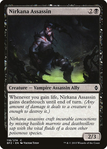 Image for Nirkana Assassin (118) [Battle for Zendikar]