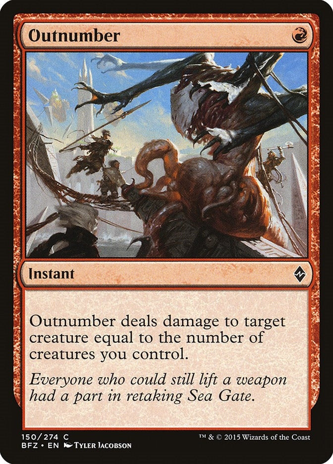 Image for Outnumber (150) [Battle for Zendikar]