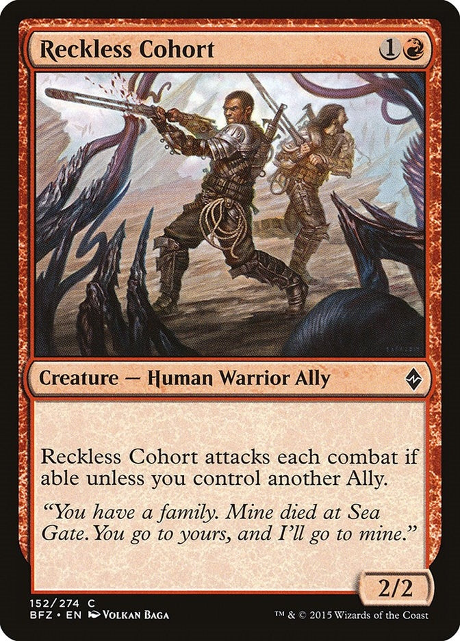 Image for Reckless Cohort (152) [Battle for Zendikar]