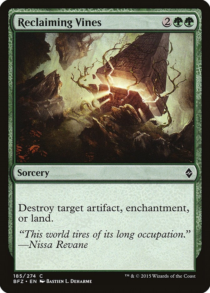 Image for Reclaiming Vines (185) [Battle for Zendikar]