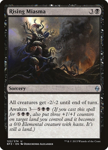 Image for Rising Miasma (122) [Battle for Zendikar]