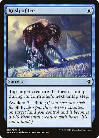 Image for Rush of Ice (84) [Battle for Zendikar]