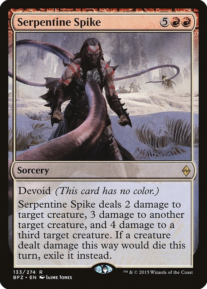 Image for Serpentine Spike (133) [Battle for Zendikar]