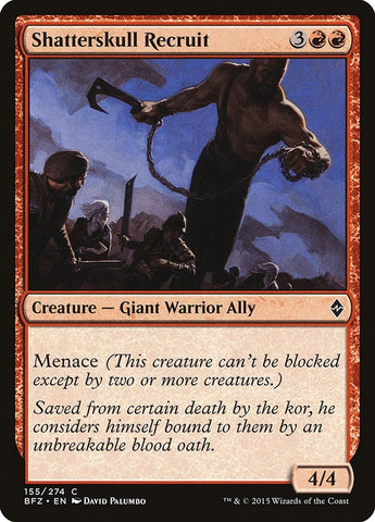Image for Shatterskull Recruit (155) [Battle for Zendikar]