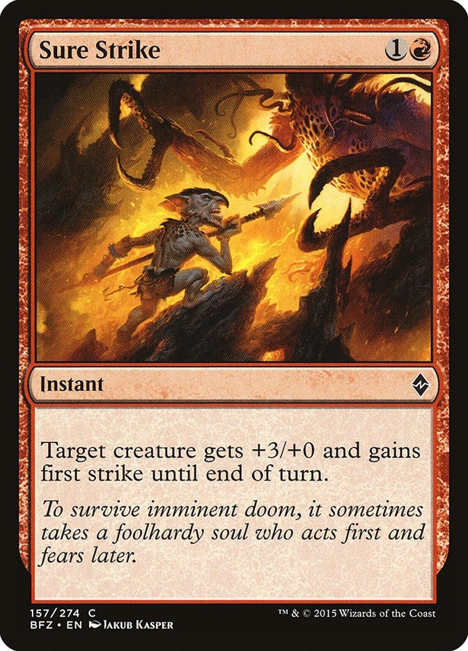 Image for Sure Strike (157) [Battle for Zendikar]