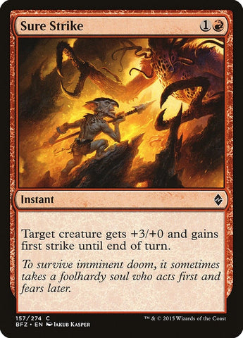 Image for Sure Strike (157) [Battle for Zendikar]