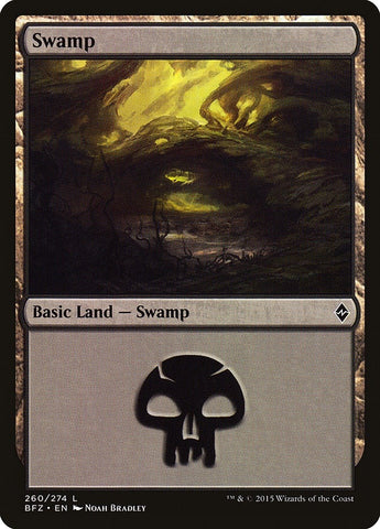 Image for Swamp (260) (260) [Battle for Zendikar]