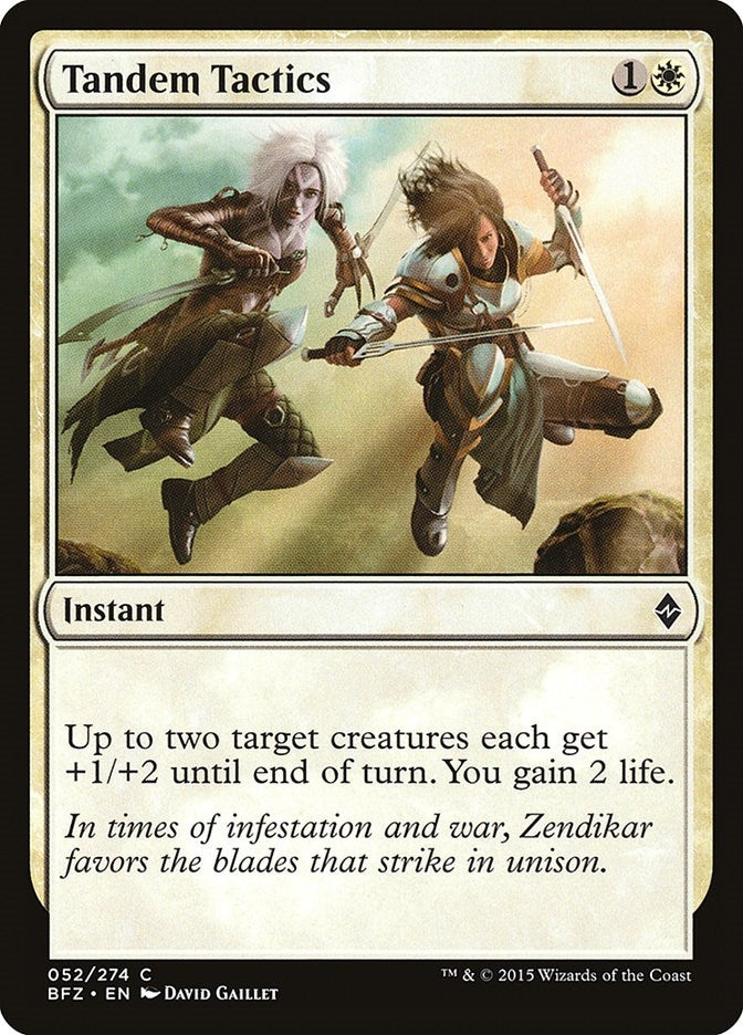 Image for Tandem Tactics (52) [Battle for Zendikar]