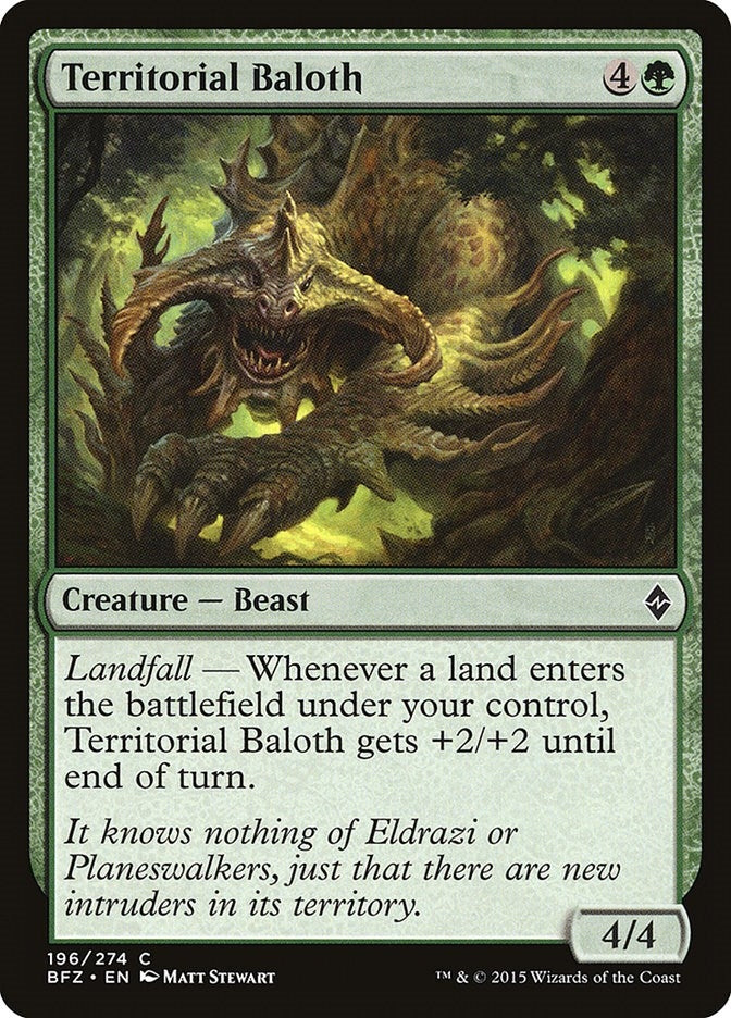 Image for Territorial Baloth (196) [Battle for Zendikar]