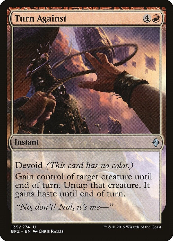 Image for Turn Against (135) [Battle for Zendikar]