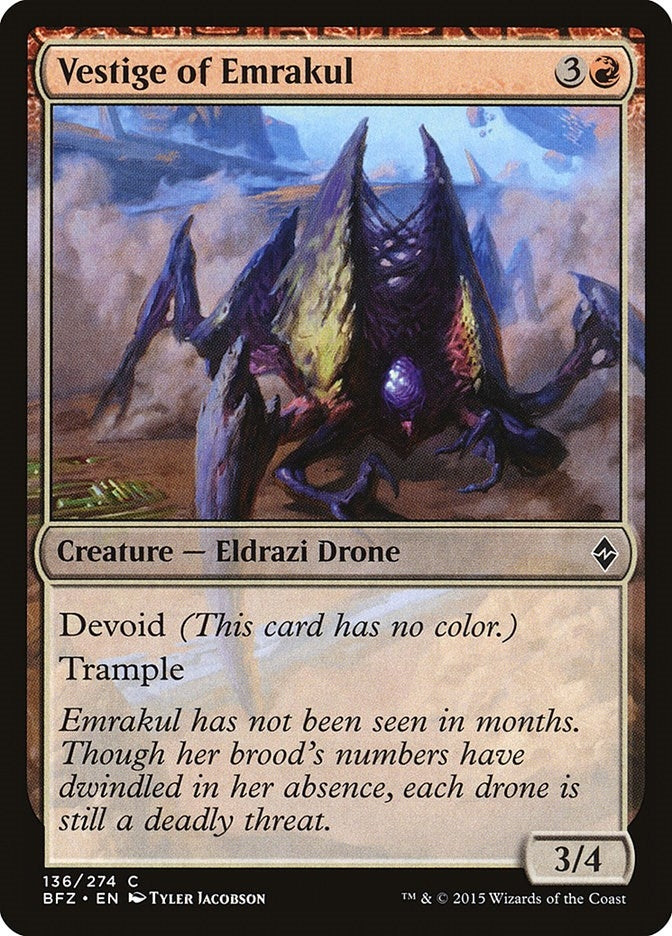 Image for Vestige of Emrakul (136) [Battle for Zendikar]