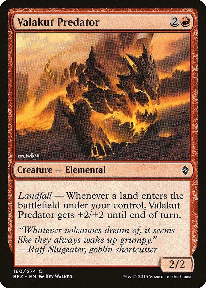 Image for Valakut Predator (160) [Battle for Zendikar]