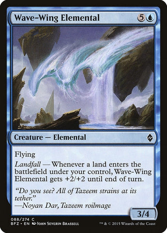 Image for Wave-Wing Elemental (88) [Battle for Zendikar]