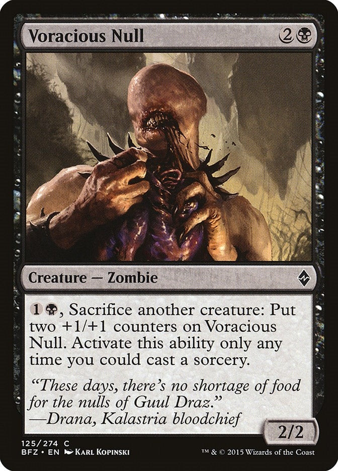 Image for Voracious Null (125) [Battle for Zendikar]