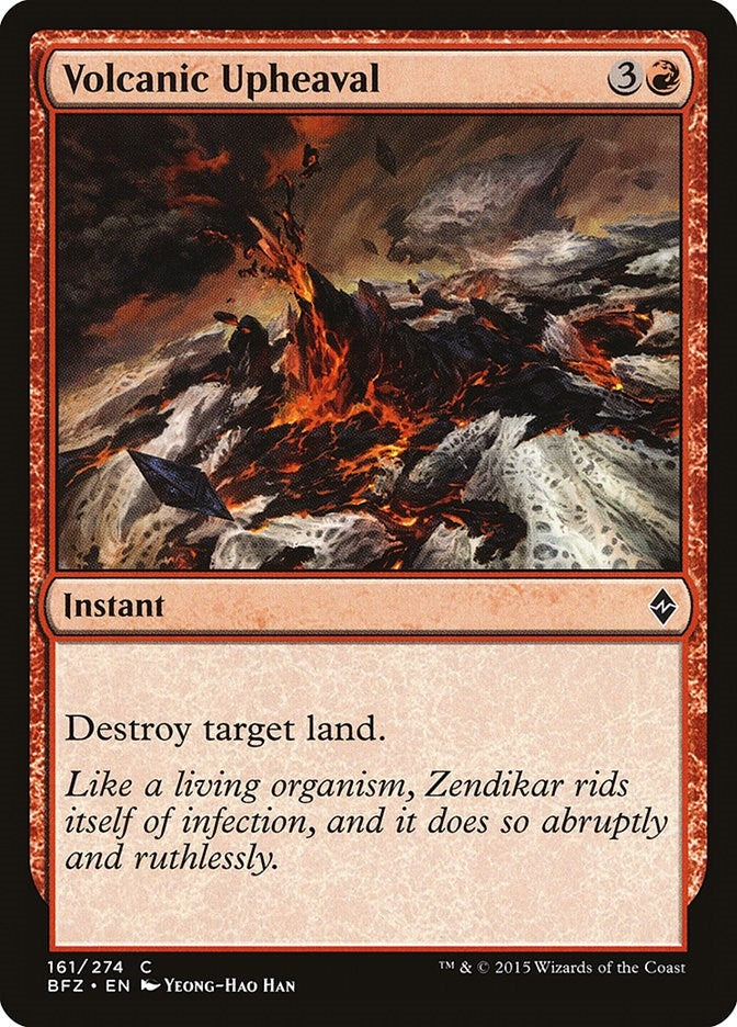 Image for Volcanic Upheaval (161) [Battle for Zendikar]