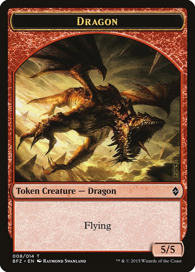 Image for Dragon Token (8) [Battle for Zendikar]