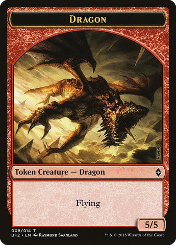 Image for Dragon Token (8) [Battle for Zendikar]