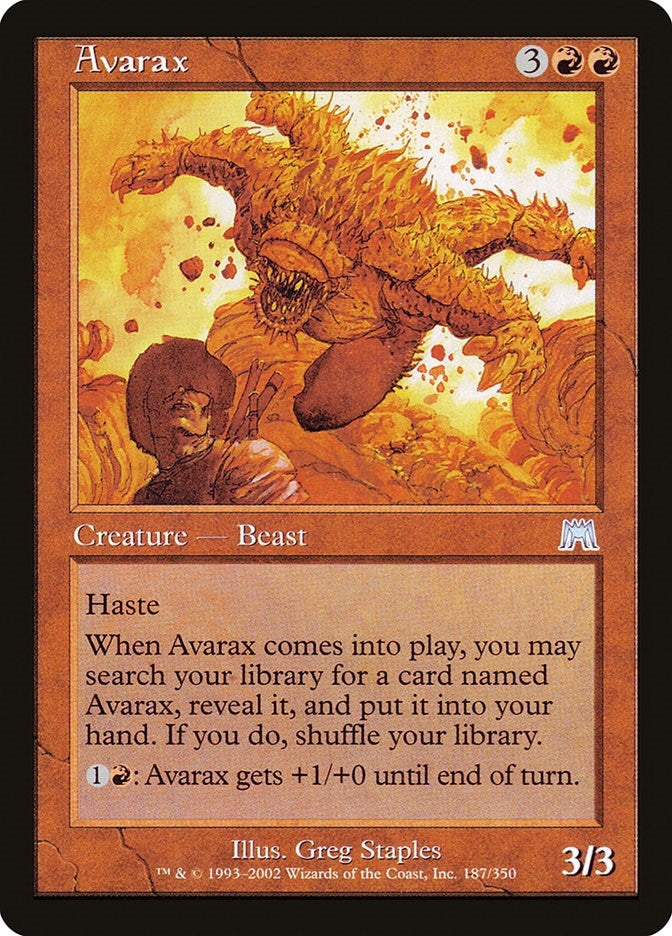 Image for Avarax (187) [Onslaught]