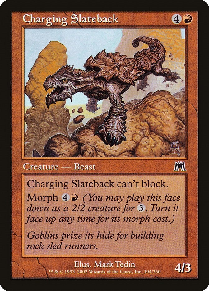 Image for Charging Slateback (194) [Onslaught]