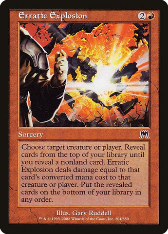 Image for Erratic Explosion (201) [Onslaught]