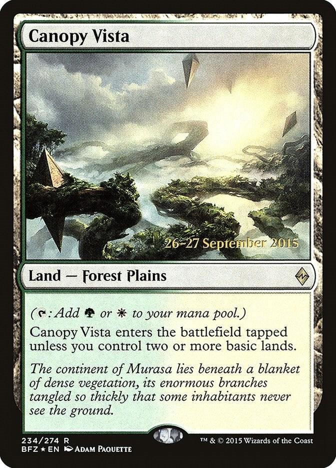 Image for Canopy Vista (234) [Prerelease Cards]