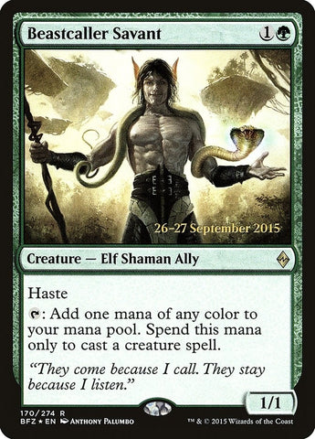 Image for Beastcaller Savant (170) [Prerelease Cards]