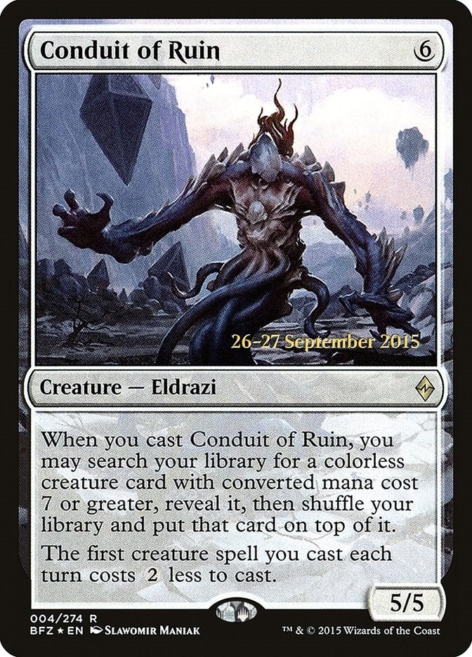 Image for Conduit of Ruin (4) [Prerelease Cards]