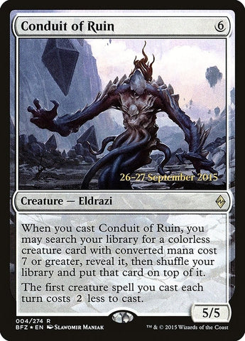 Image for Conduit of Ruin (4) [Prerelease Cards]