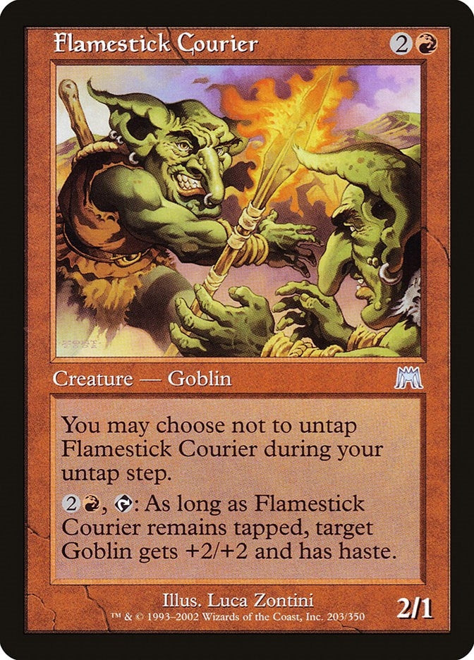 Image for Flamestick Courier (203) [Onslaught]