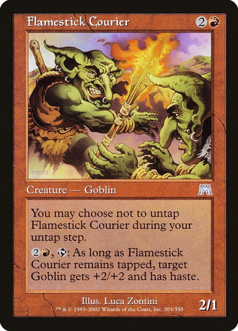 Image for Flamestick Courier (203) [Onslaught]