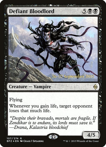 Image for Defiant Bloodlord (107) [Prerelease Cards]