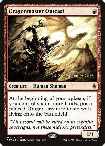 Image for Dragonmaster Outcast (144) [Prerelease Cards]