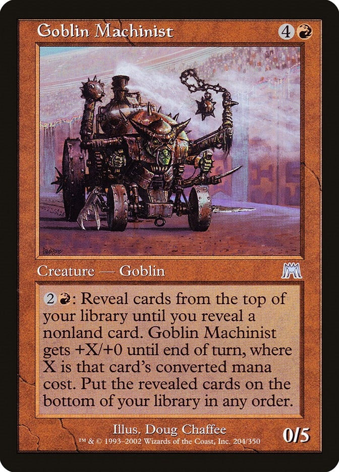 Image for Goblin Machinist (204) [Onslaught]