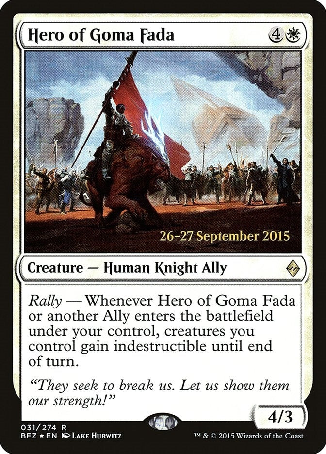 Image for Hero of Goma Fada (31) [Prerelease Cards]