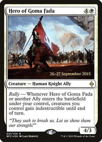 Image for Hero of Goma Fada (31) [Prerelease Cards]